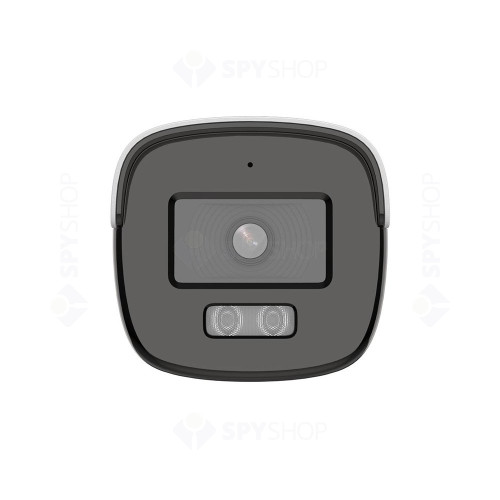 Camera supraveghere exterior Hikvision ColorVu Smart Hybrid Light DS-2CE12KF0T-LFS, 5 MP, IR / lumina alba 40 m, 2.8 mm, microfon